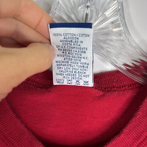 Vintage Champion Red Men's T-Shirt Size Large - Picture 5 of 7